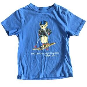 POLO Ralph Lauren Skiiing Bear Tee Size 6